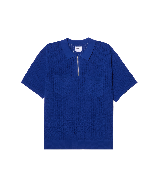 obey GRANT QUATER ZIP SHIRT