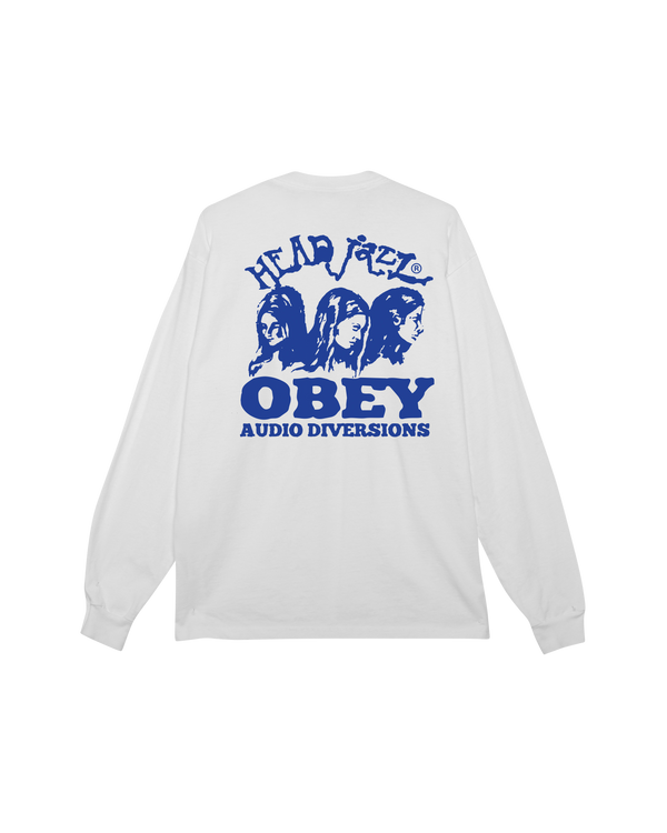 obey HEAD JAZZ II PIGMENT LS T-SHIRT