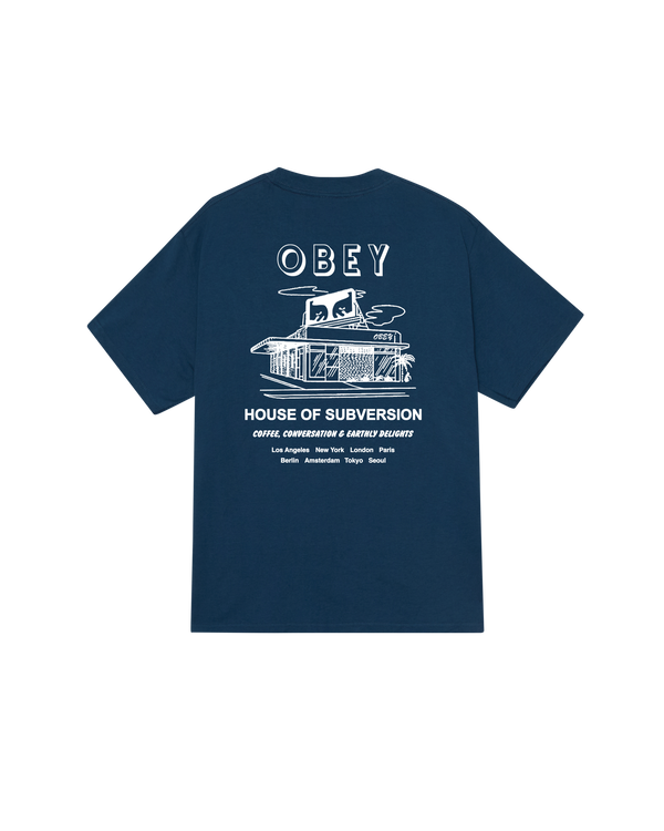 obey HOUSE OF SUBVERSION CLASSIC T-SHIRT
