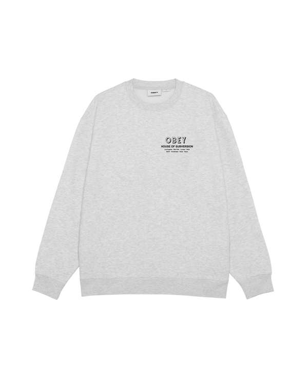 Obey HOUSE OF SUBVERSION PREMIUM CREWNECK