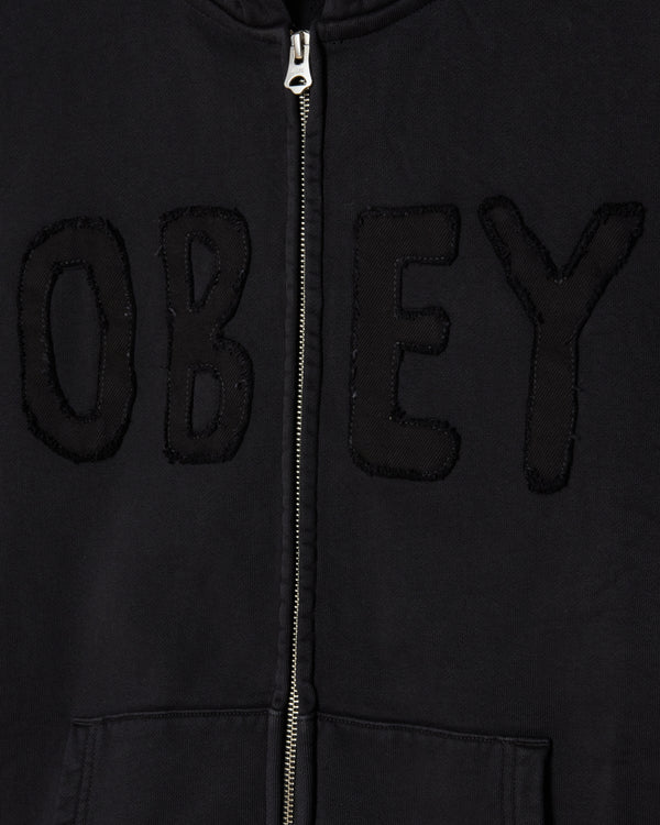Obey HYBRID FADED ZIP HOOD