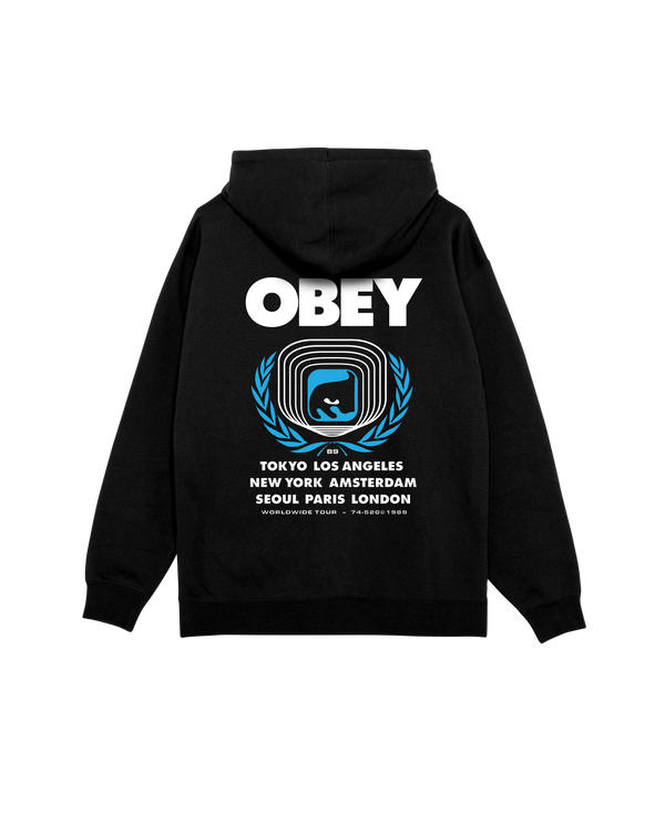 obey ICON EYE WREATH PULLOVER HOOD