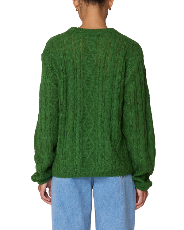 Obey ISABELLA LOOSE CABLE SWEATER