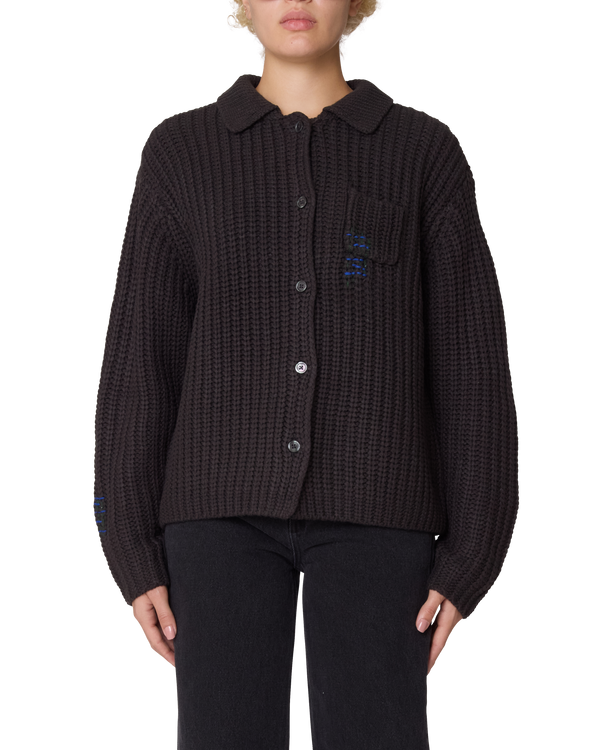 obey JULIAN BUTTON DOWN SWEATER