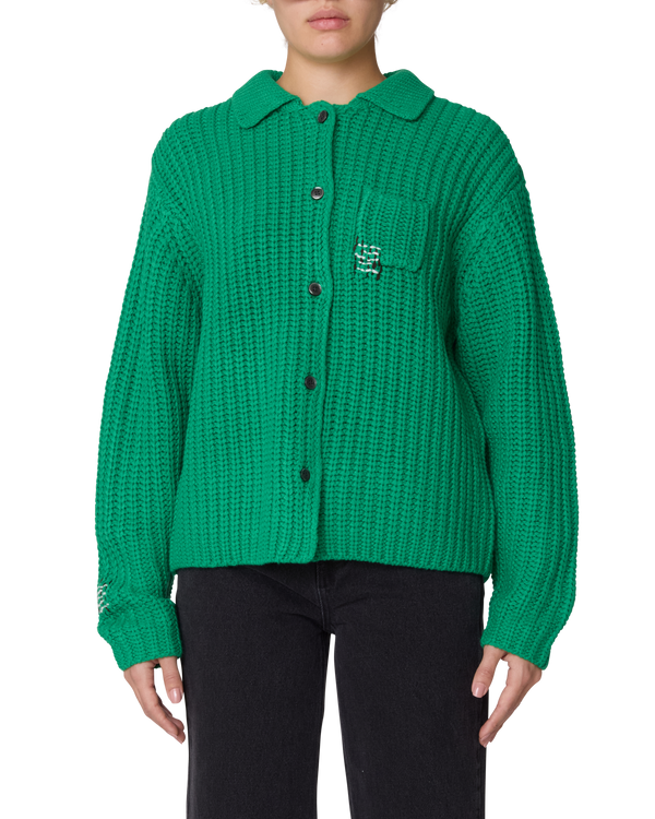 obey JULIAN BUTTON DOWN SWEATER