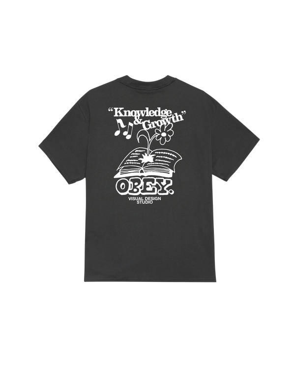 obey KNOWLEDGE & GROWTH CLASSIC T-SHIRT