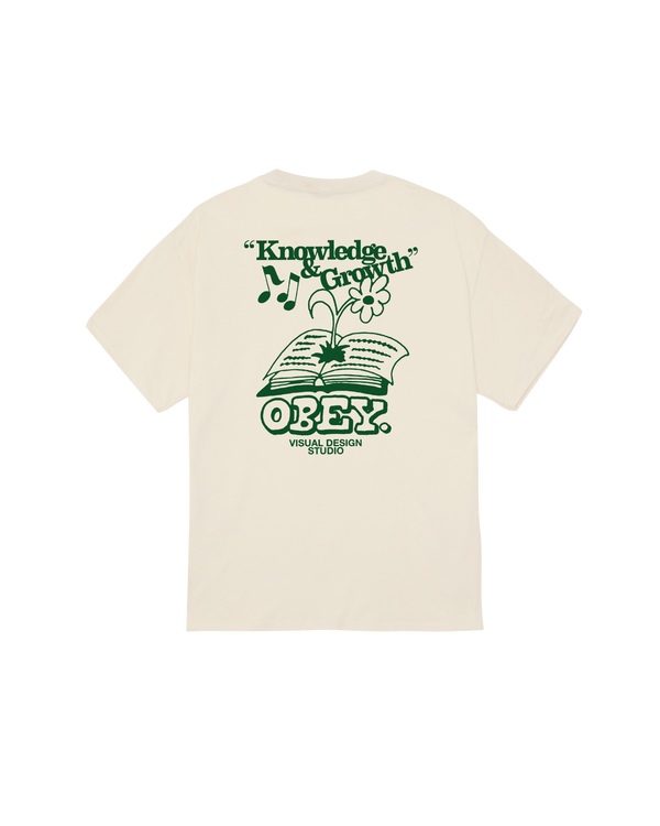 obey KNOWLEDGE & GROWTH CLASSIC T-SHIRT