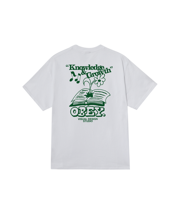 obey KNOWLEDGE & GROWTH CLASSIC T-SHIRT