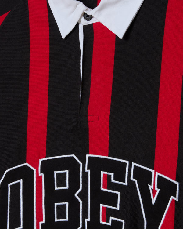 Obey LANDON LS STRIPE POLO
