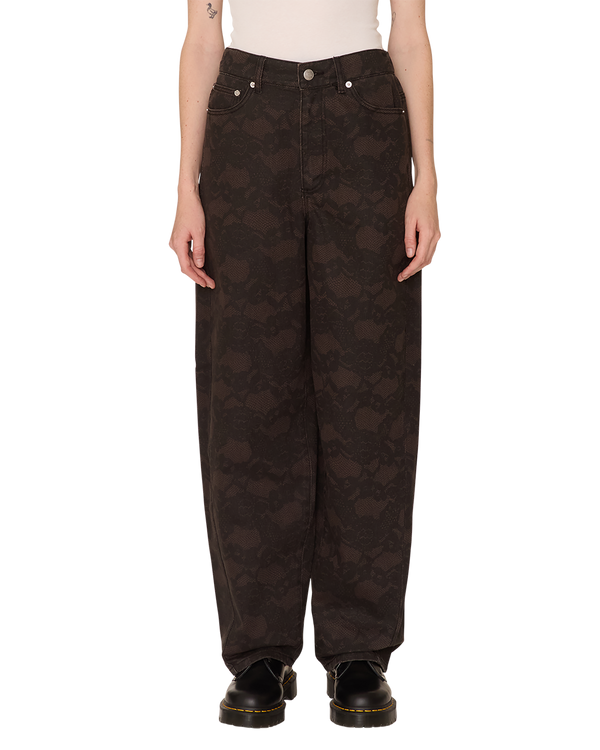 obey LEAH III BAGGY 5 PKT PANT