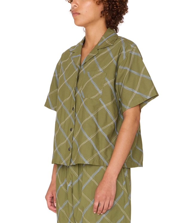 Obey LILITH DIAMOND STITCH SS SHIRT