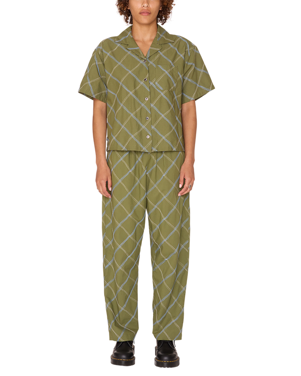 Obey LILITH DIAMOND STITCH SS SHIRT