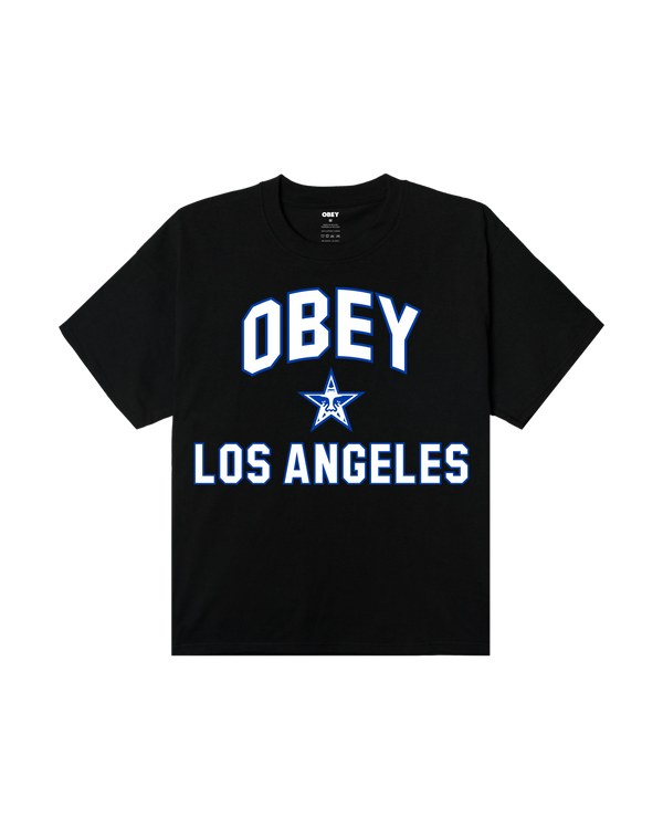 obey LOS ANGELES CITY STAR HEAVYWEIGHT T-SHIRT