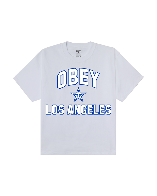 obey LOS ANGELES CITY STAR HEAVYWEIGHT T-SHIRT