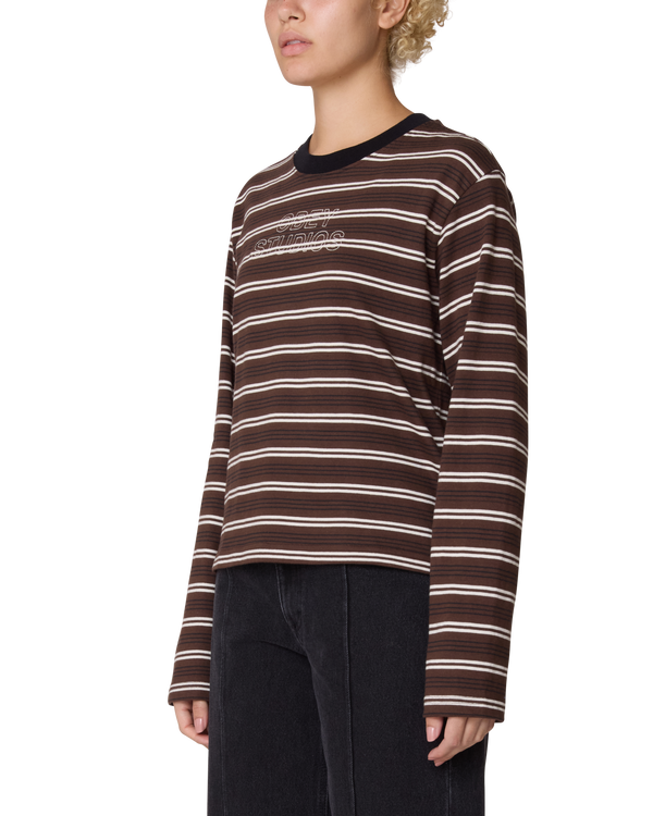 Obey LOUIE STRIPE LS TOP