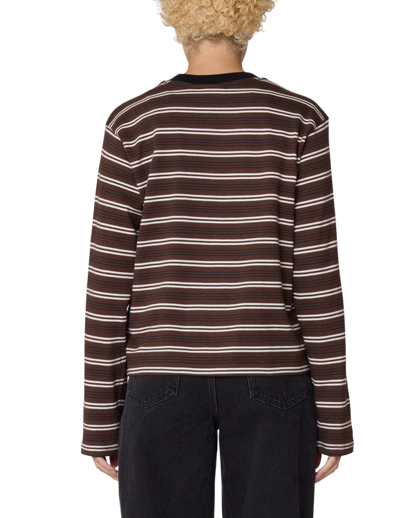 Obey LOUIE STRIPE LS TOP