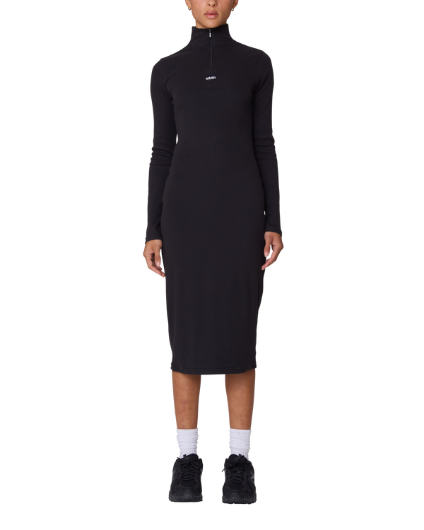 obey MALINA MOCK NECK DRESS