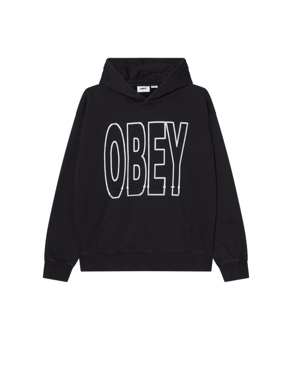 obey MANOR FADED PULLOVER HOOD