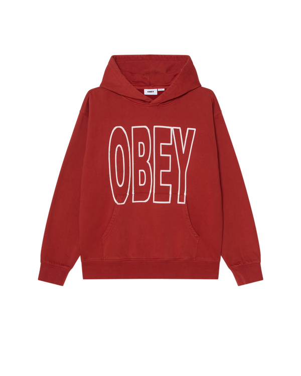 obey MANOR FADED PULLOVER HOOD