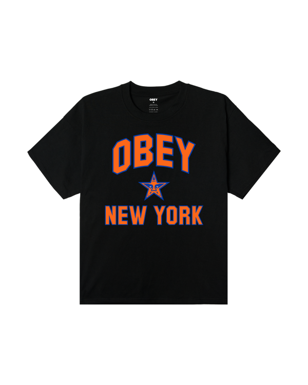 obey NEW YORK CITY STAR HEAVYWEIGHT T-SHIRT