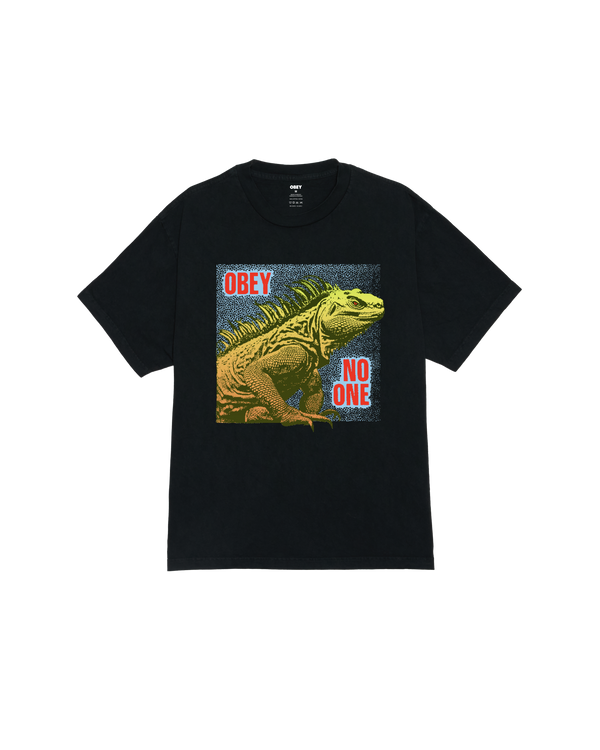 obey NO ONE REPTILE PIGMENT BOX T-SHIRT