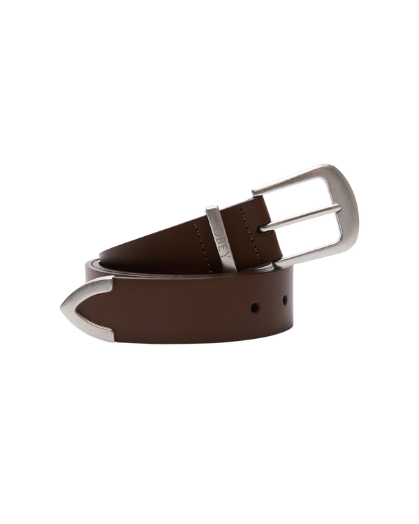 obey OBEY LEATHER BELT