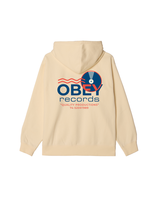 obey OBEY RECORDS SOUND WAVES PULLOVER