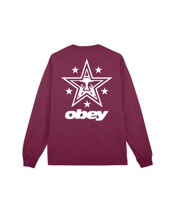 obey OBEY STAR PIGMENT LS T-SHIRT