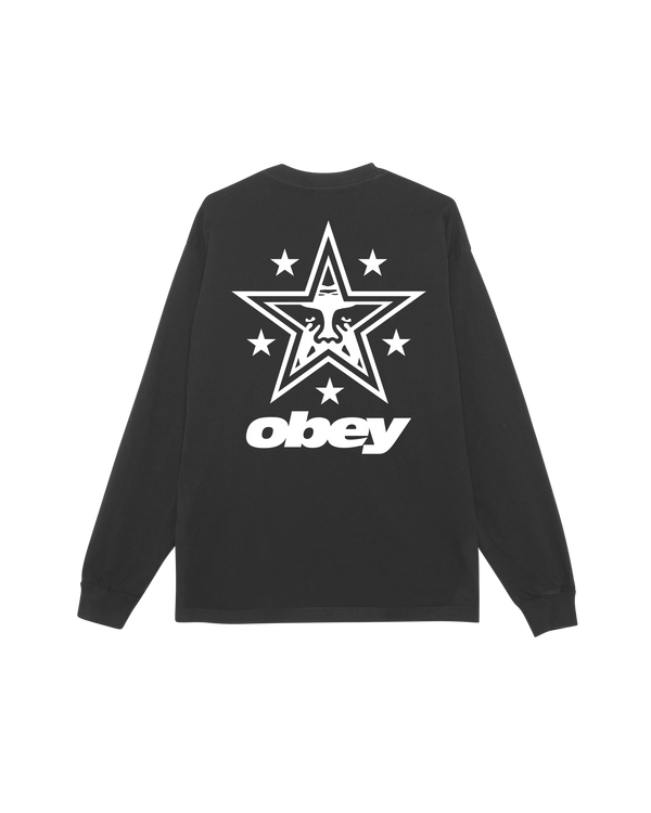 obey OBEY STAR PIGMENT LS T-SHIRT