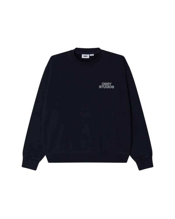 Obey OBEY STUDIOS FADED CREWNECK
