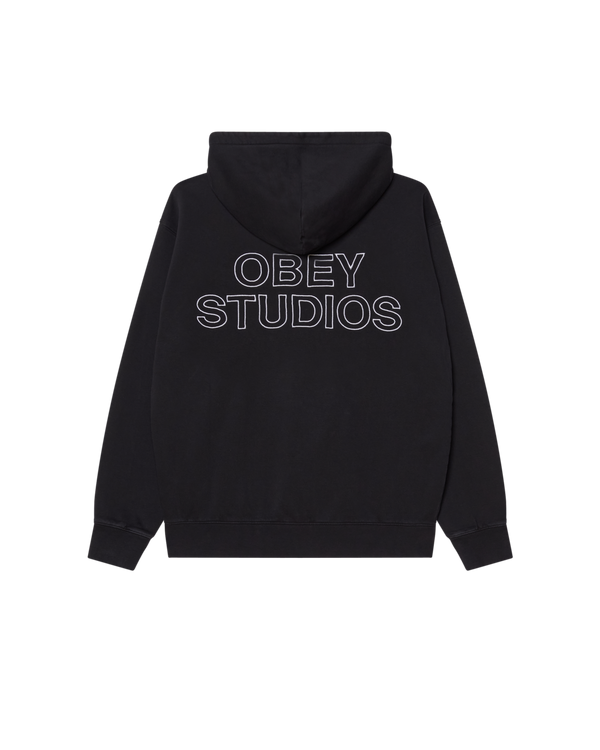 obey OBEY STUDIOS FADED PULLOVER