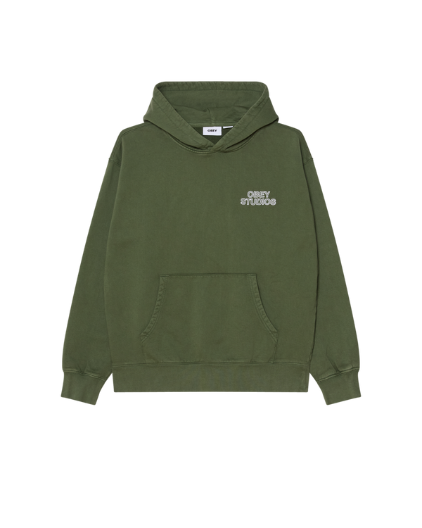 obey OBEY STUDIOS FADED PULLOVER