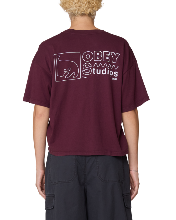obey OBEY STUDIOS INC. 1989 ROW T-SHIRT