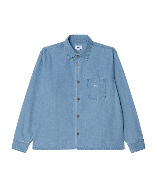 obey PABLO DENIM SHIRT