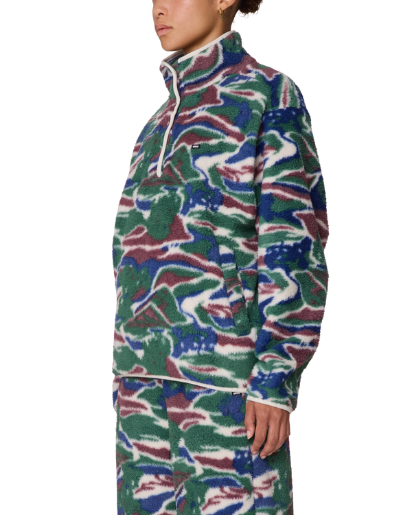 Obey PASTURES MOCK NECK PULLOVER