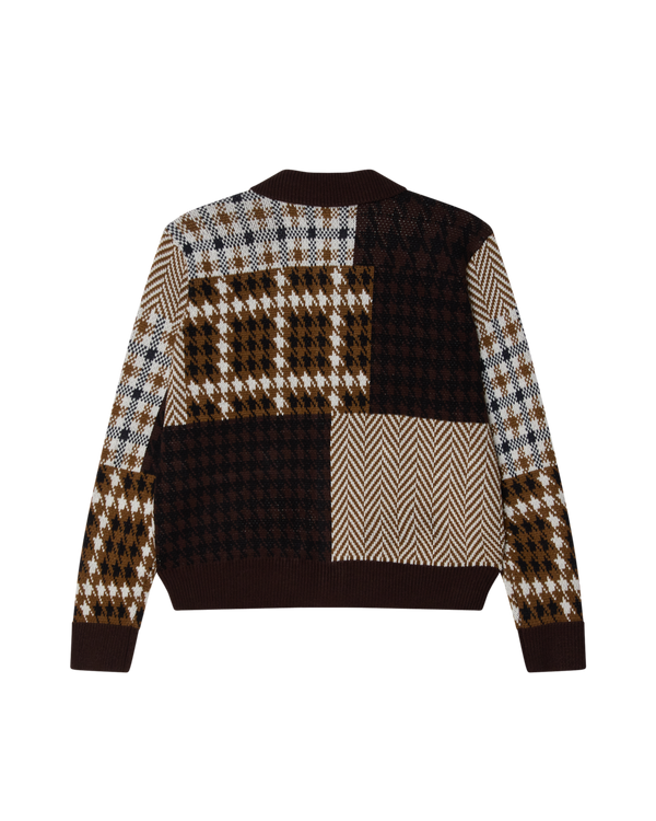 Obey PATCHWORK CARDIGAN