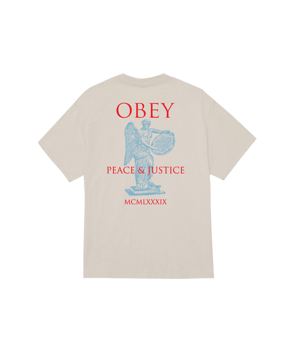 obey PEACE & JUSTICE STATUE CLASSIC T-SHIRT