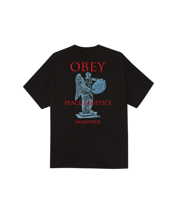 obey PEACE & JUSTICE STATUE CLASSIC T-SHIRT