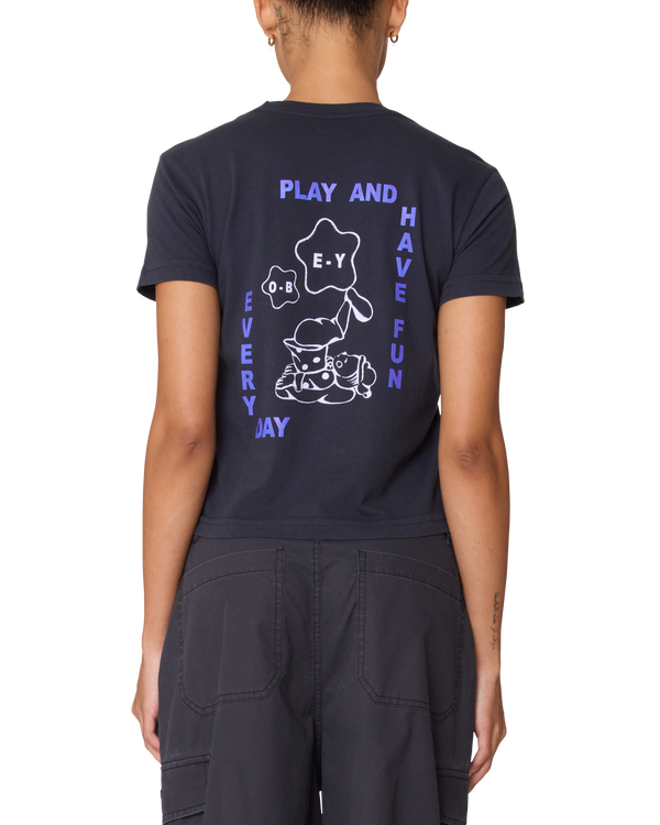 obey PLAY & HAVE FUN EVERY DAY KAIA T-SHIRT