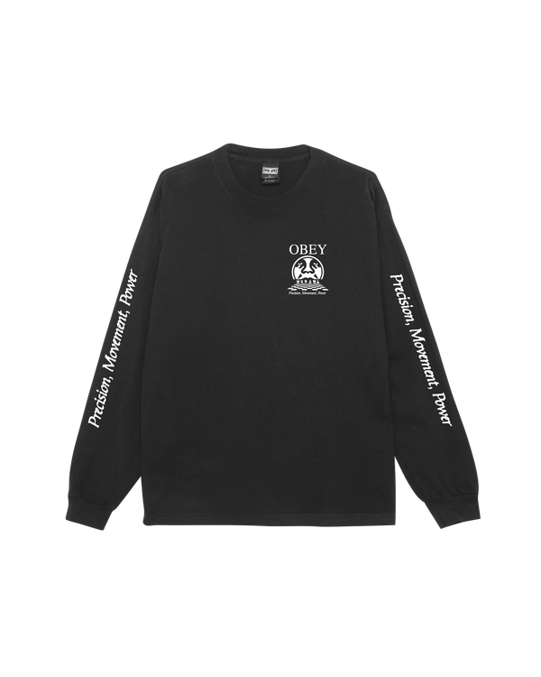Obey PRECISION PIGMENT LS T-SHIRT