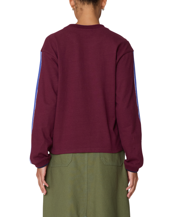 Obey RALLY SLEEVE STRIPE LS TOP