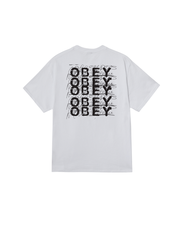 obey SCRIBBLE CLASSIC T-SHIRT