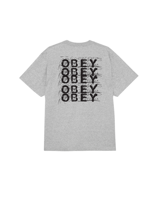 obey SCRIBBLE CLASSIC T-SHIRT