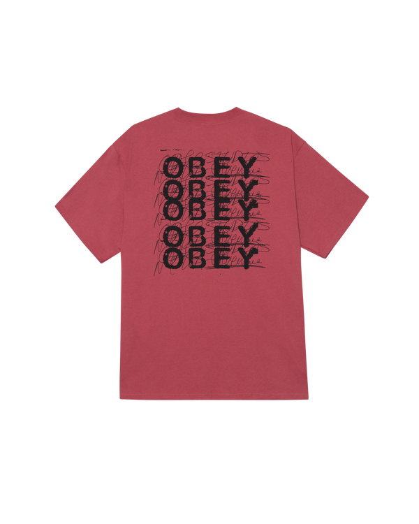 obey SCRIBBLE CLASSIC T-SHIRT