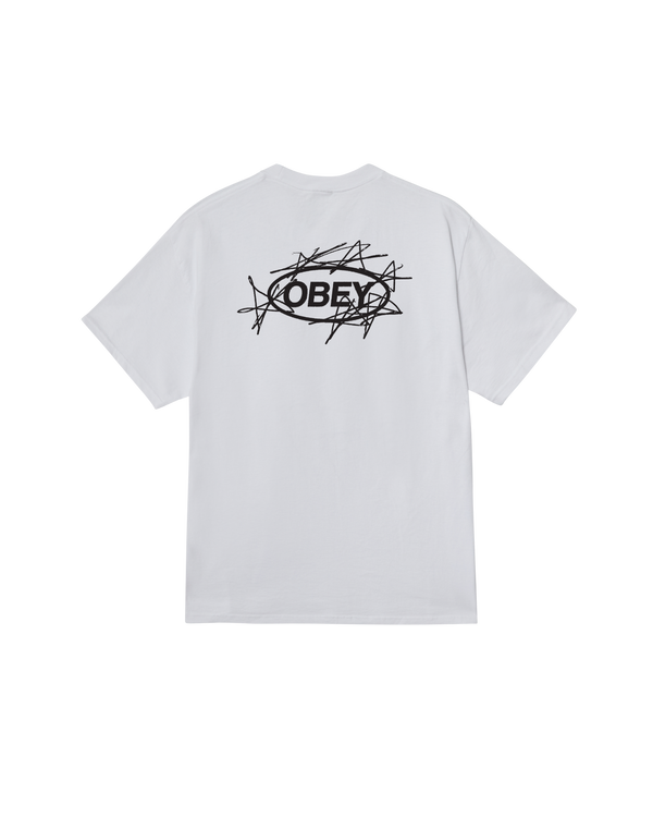 obey SCRIBBLE STARS CLASSIC T-SHIRT
