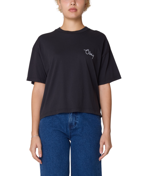 Obey SCRIPTY CITIES ROW T-SHIRT