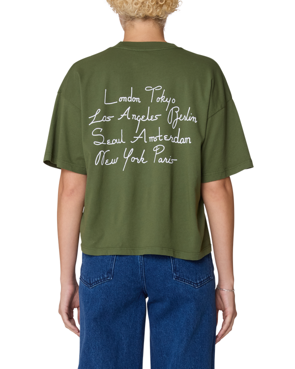 obey SCRIPTY CITIES ROW T-SHIRT