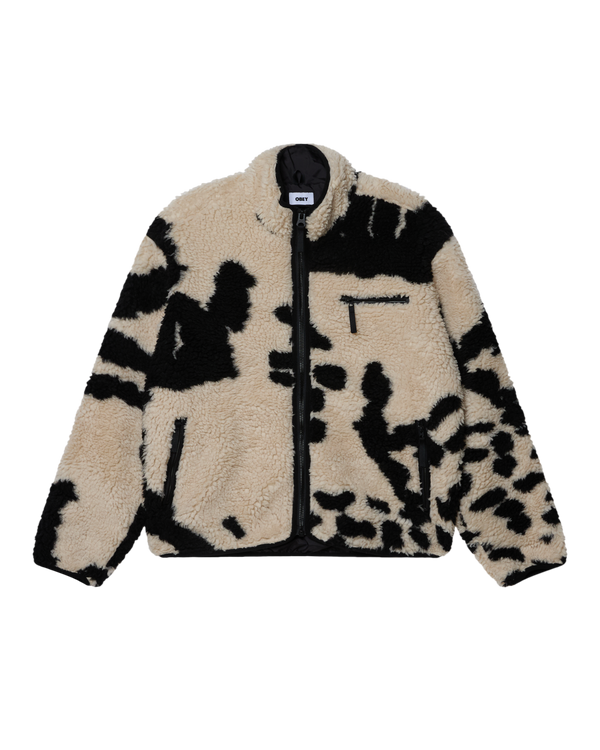 obey SHAGGY SHERPA JACKET