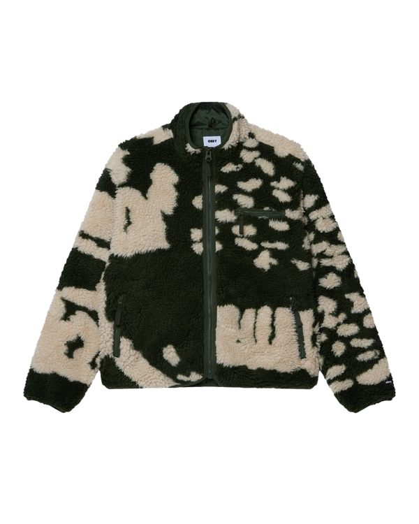 obey SHAGGY SHERPA JACKET