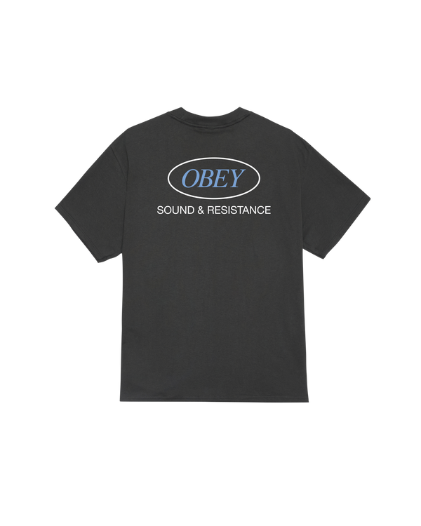 obey SOUND OVAL CLASSIC T-SHIRT